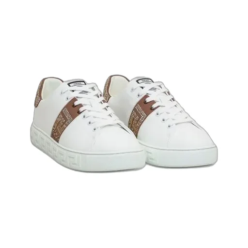 Logo-Embellished Lace-Up Sneakers