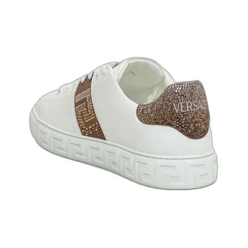 Logo-Embellished Lace-Up Sneakers