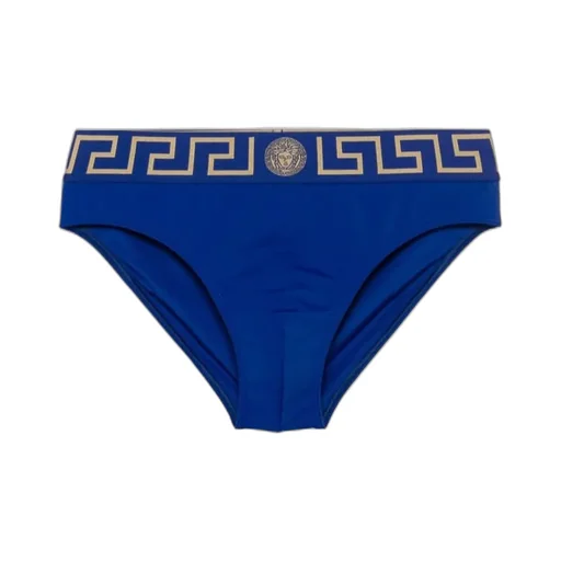 Greca-Waistband Swim Briefs