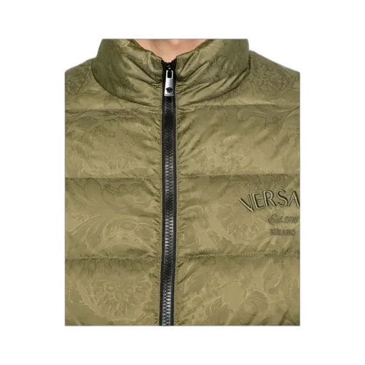 Barocco-Print Padded Jacket