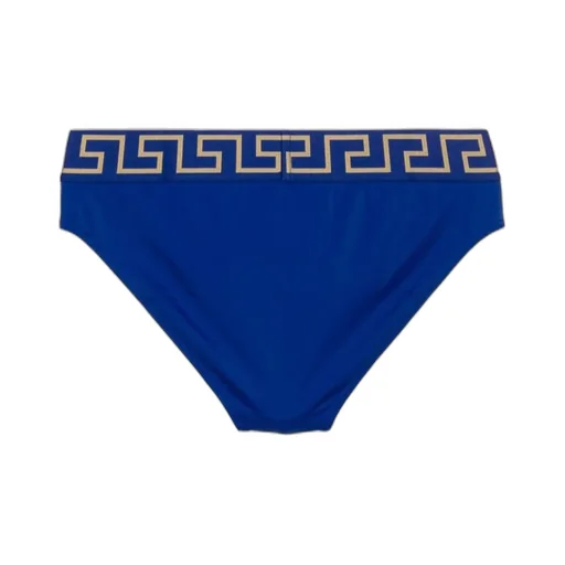Greca-Waistband Swim Briefs