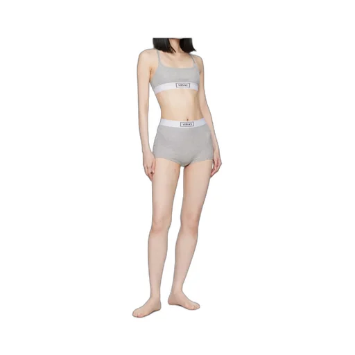 90S Logo-Waistband Ribbed Briefs
