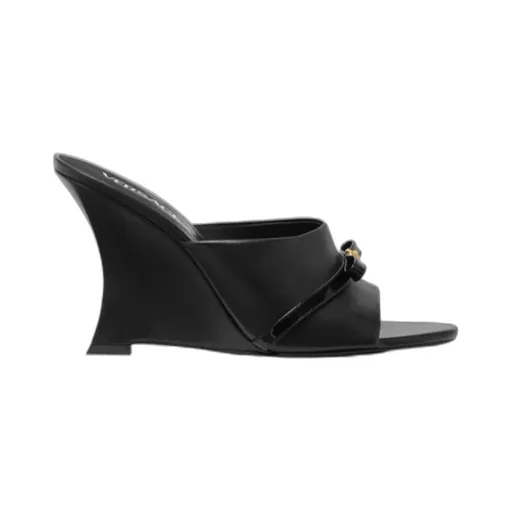 Gianni Ribbon Wedge Mules