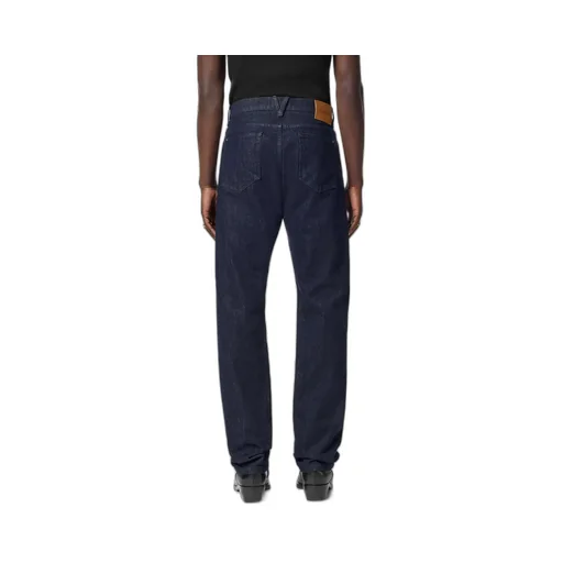 Logo-Patch Straight Leg Jeans