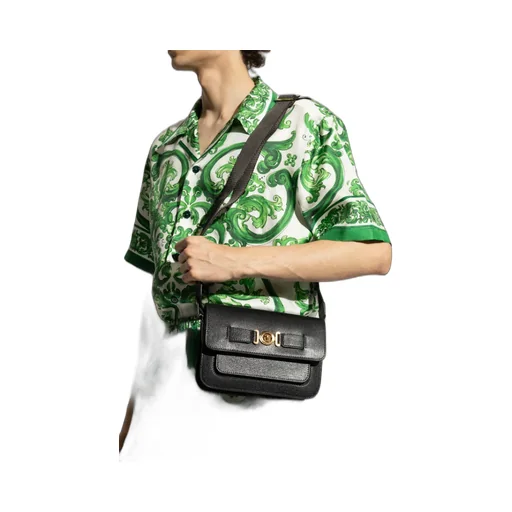 Biggie Foldover-Top Shoulder Bag