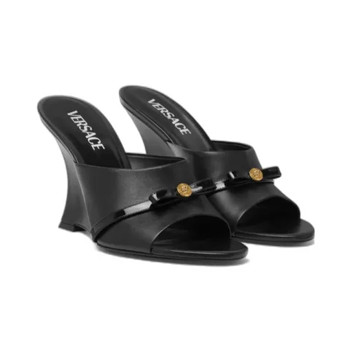 Gianni Ribbon Wedge Mules