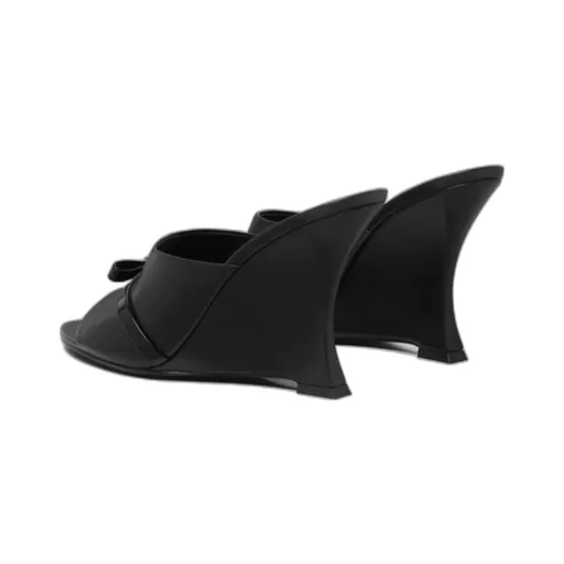 Gianni Ribbon Wedge Mules