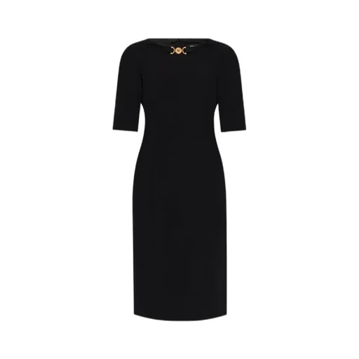 Short-Sleeved Midi Dress