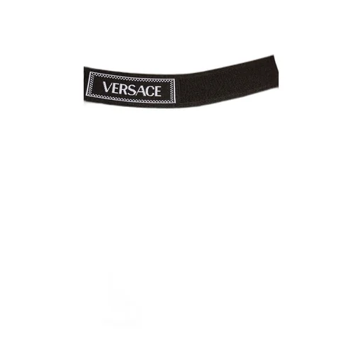 90S Versace Logo-Waistband Stretched Boxer Briefs
