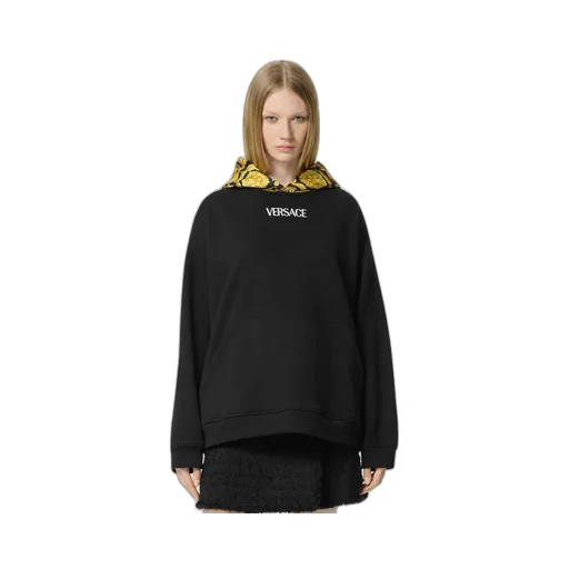 Barocco Panelled Drop-Shoulder Hoodie