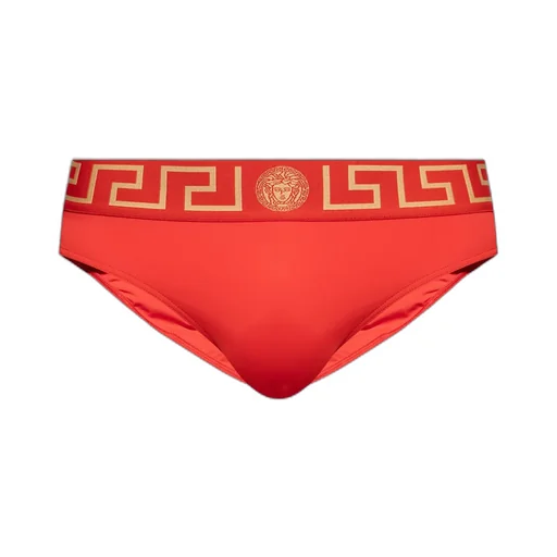 Greca-Waistband Swim Briefs