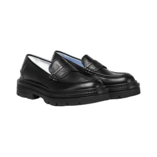 Logo Embossed Loafers