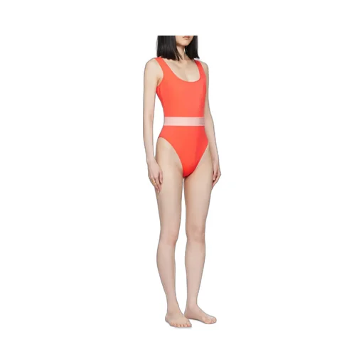 Sleeveless One-Piece Swimsuit