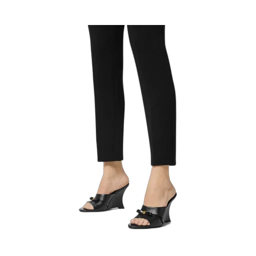 Gianni Ribbon Wedge Mules