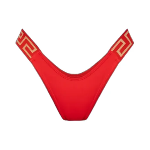 Greca-Detailing Bikini Bottoms