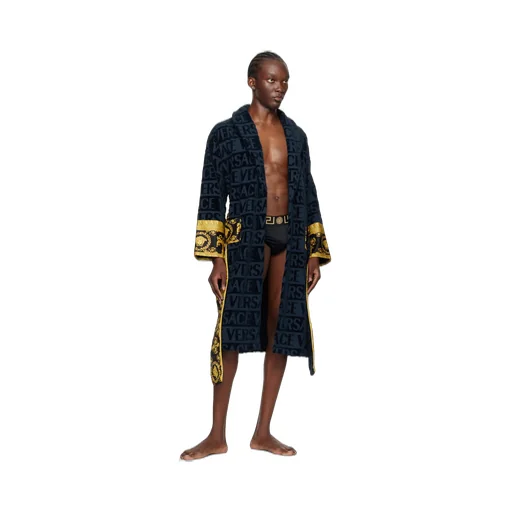 Greca Border Stretched Swim Shorts