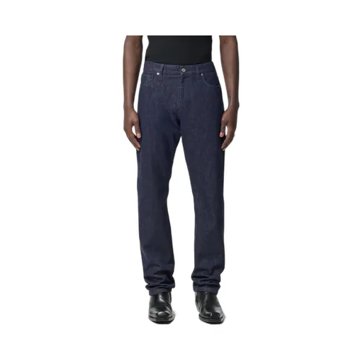 Logo-Patch Straight Leg Jeans