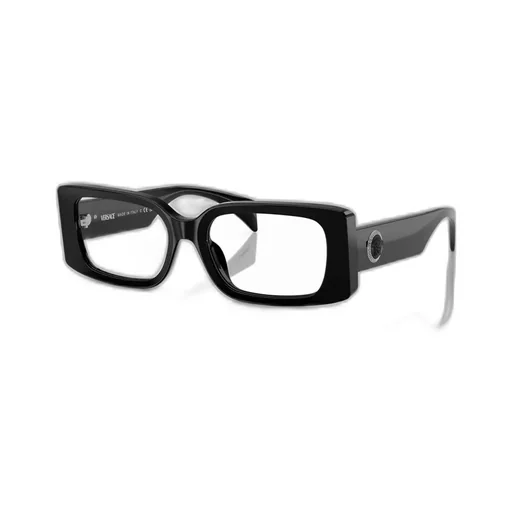 Medusa-Plaque Rectangle-Frame Glasses