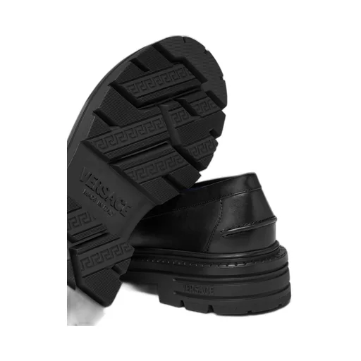 Logo Embossed Loafers