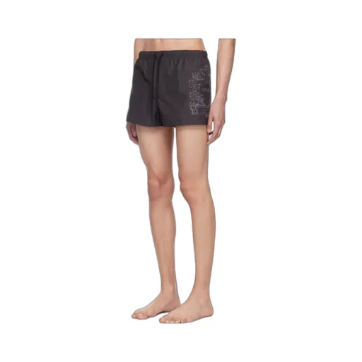Drawstring Logo Swimming Trunks