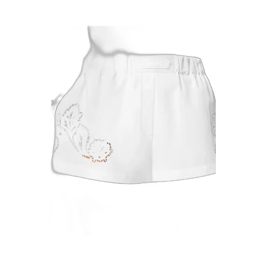 Sangallo-Embroidered Elasticated Waistband Boxer Shorts