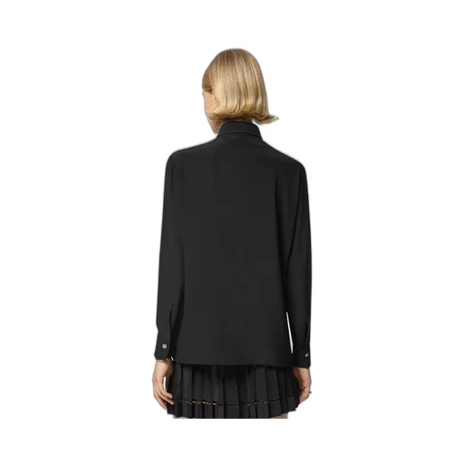 Ruffled Long-Sleeved Shirt