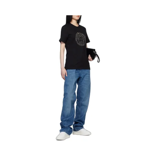 Greca-Embellished Lace-Up Sneakers