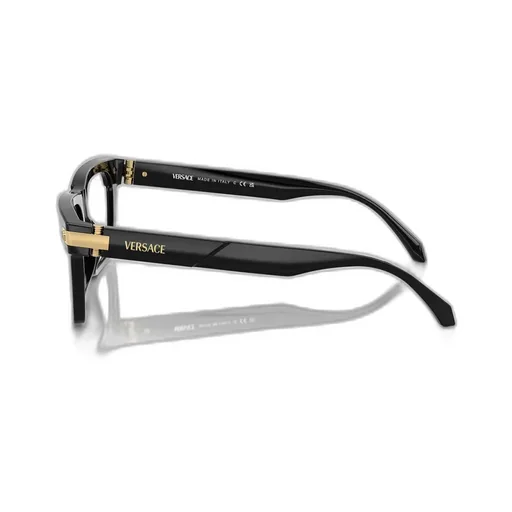 Geometric Frame Flat Mirror Eyeglasses