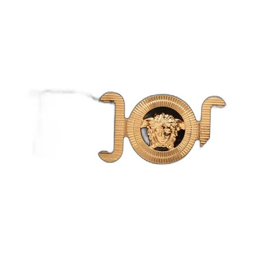 Medusa-Plaque Zipped Shoulder Bag