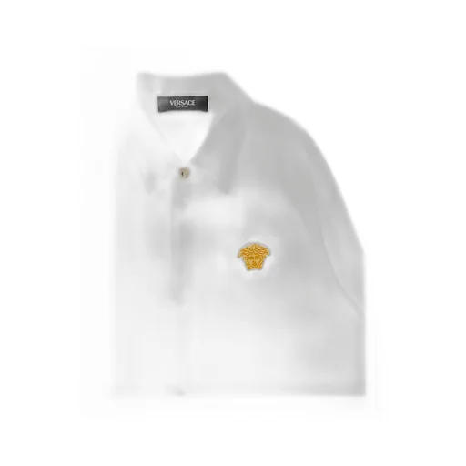 Medusa Head-Motif Long-Sleeved Shirt