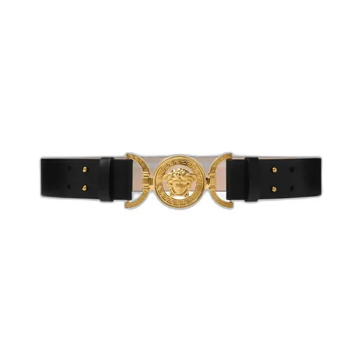 La Medusa Leather Wide Belt