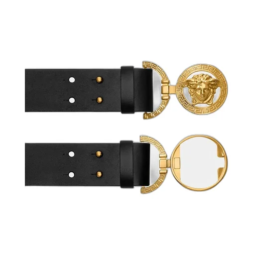 La Medusa Leather Wide Belt
