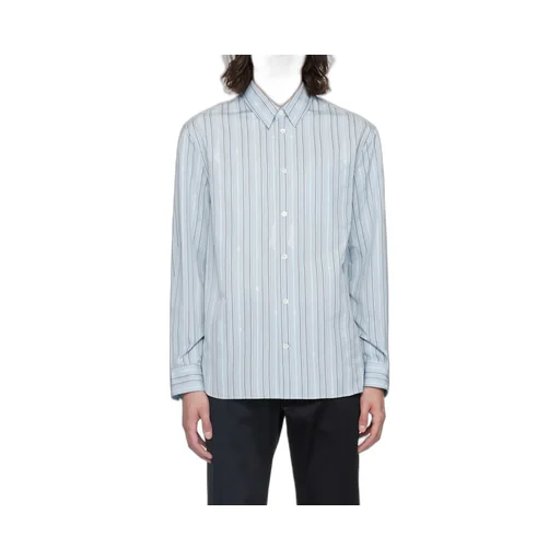 Nautical Striped Button-Up Shirt