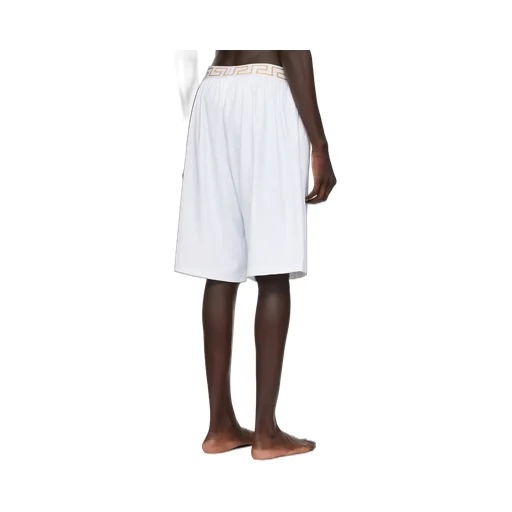 Pattern Elastic Waist Swimming Trunks