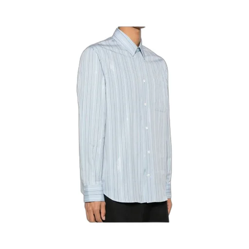 Nautical Striped Button-Up Shirt