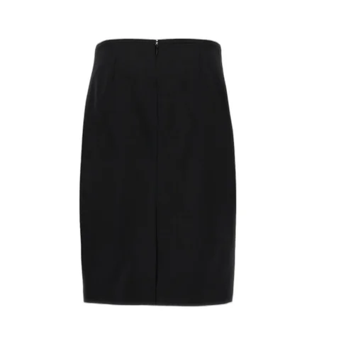 Medusa Straight Hem Midi Skirt