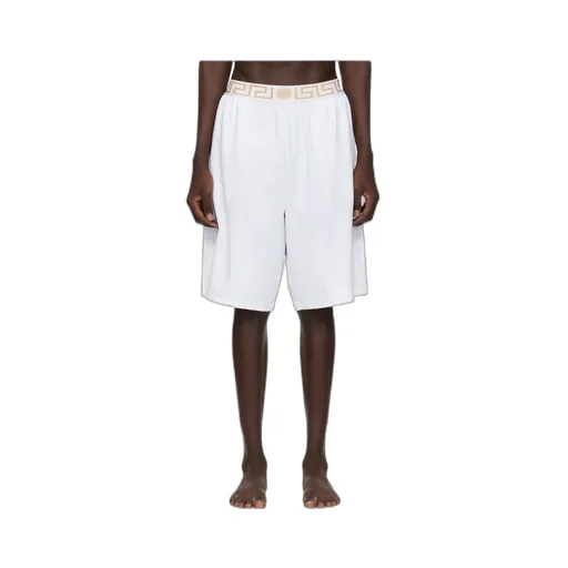 Pattern Elastic Waist Swimming Trunks