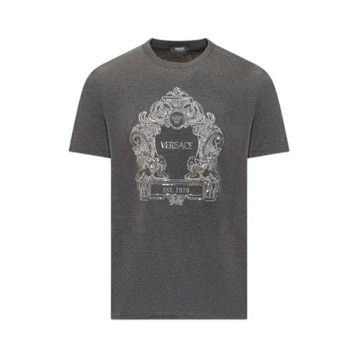 Cartouche-Embellished Crewneck T-Shirt