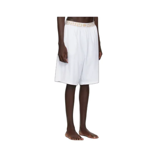 Pattern Elastic Waist Swimming Trunks