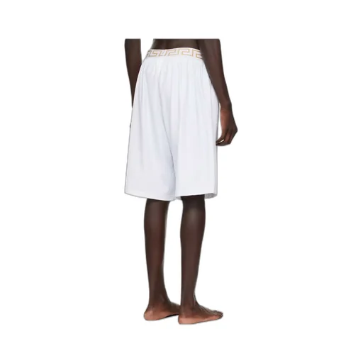 Pattern Elastic Waist Swimming Trunks