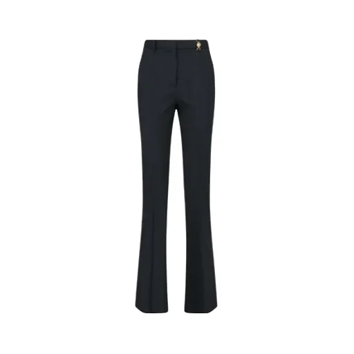 Medusa Plaque Pleated Trousers
