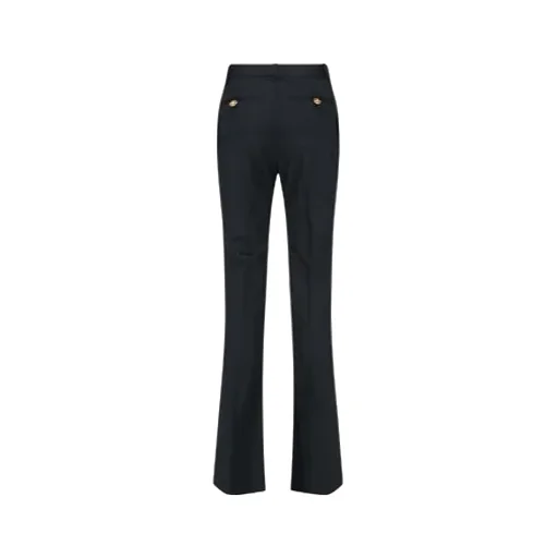 Medusa Plaque Pleated Trousers