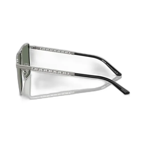 Tubular Greca Rectangle-Frame Sunglasses