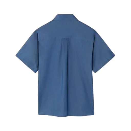 Embroidered Chambray Shirt