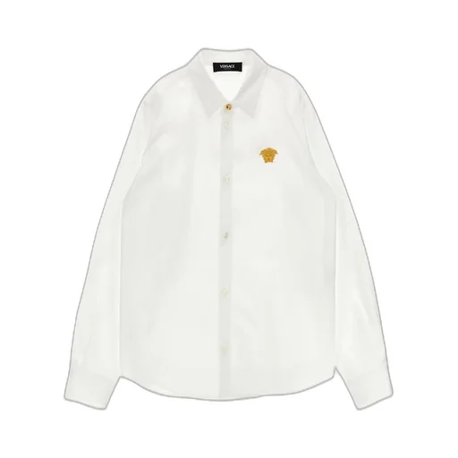 Medusa Head-Motif Long-Sleeved Shirt