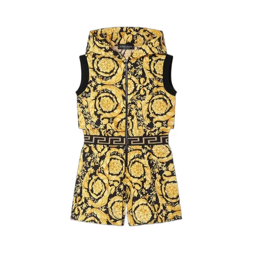 Sleeveless Hooded Jumpsuit