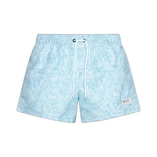 Barocco-Printed Drawstring Swim Shorts