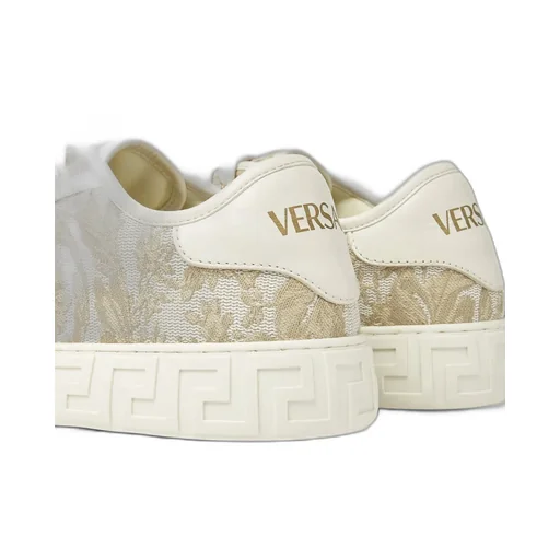 Barocco Greca Lace-Up Sneakers