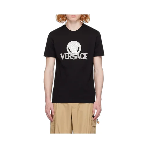 Medusa Head-Printed Crewneck T-Shirt