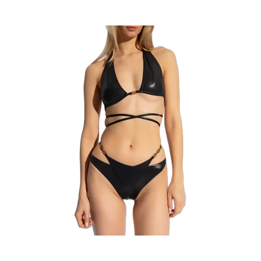 Greca-Detailed Triangle Bikini Top